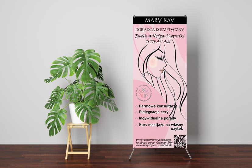 Mary Kay Retractable Roll Up Banner Stand