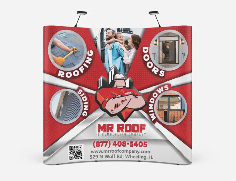 8 Ft Trade Show Fabric Booth